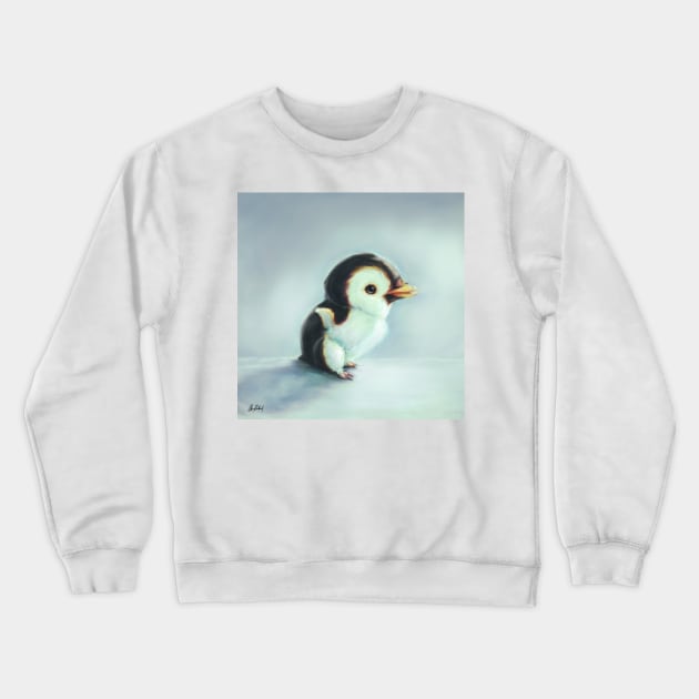 Penguin says hi Crewneck Sweatshirt by Artofokan